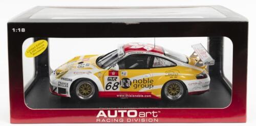 PORSCHE: A&nbsp; Limited Edition AUTOart 1:18 scale Porsche 911 (996) GT3 RSR, FIA GT (Zhu Hai/China) 2005 #68
