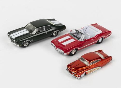 AMERICAN CARS: Three American car die-cast models. Matchbox 1970 Chevrolet Chevelle & 1970 Oldmobile&nbsp;442