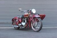 1939 TRIUMPH SPEED TWIN 5T WITH DUSTING SIDECAR - 27