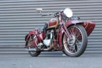 1939 TRIUMPH SPEED TWIN 5T WITH DUSTING SIDECAR - 28