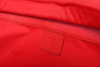 FERRARI CARRY BAG: A red leather Ferrari schedoni&Acirc;&nbsp;shoulder bag - 9