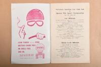 FISHERMEN'S BEND: Two 1957 Programmes from Fishermen's Bend Airstrip/Airfield. 'CLASSIC CARS AND MOTORCYCLES RACES - FISHERMEN'S BEND AIRSTRIP, Saturday and Sunday, 9th and 10th February, 1957' & 'Car & Motor Cycle Quarter Mile Sprint Championships - FIS - 3