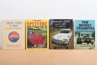 TRIUMPH: Four hardcover books by Graham Robson dealing with the Triumph marque. 'Triumph 2000 and 2.5PI - The Complete Story'