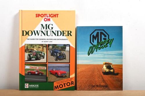 MG AUSTRALIA: Two publications relating to MG in Australia. 'SPOTLIGHT ON MG DOWNUNDER' by Barry Lake