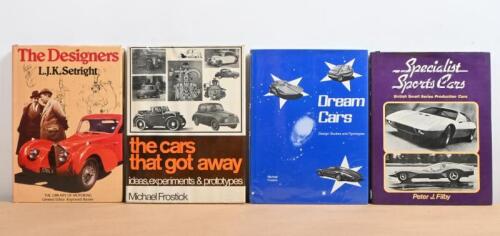 CAR DESIGN: Four publications detailing car designs. 'The Designers' by L.J.K.Setright