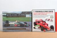 FORMULA 1: Four Formula 1 related items. 'WITH FLYING COLOURS - THE PIRELLI ALBUM OF MOTOR SPORT' by LJK SETRIGHT, DEREK FORSYTH & ROBERT NEWMAN - 2