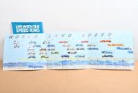 SPEED RECORDS: Five items relating to Sir Donald Campbell and associated speed records. 'BLUEBIRD and the Dead Lake' by John Pearson & Kellogg's 'LAND SPEED LEGENDS' set - 2