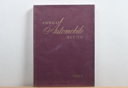 AUTOMOBILE YEAR: A rare hardbound copy of 'ANNUAL Automobile REVIEW' 1954-5