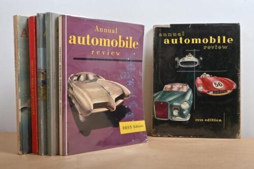AUTOMOBILE YEAR: A group of 'Automobile Year' publications. Numbers 2 (1955), 3 (1956), 4 (1957), 5 (1957-158), 9 (1961-1962), 11 (1963-1964)