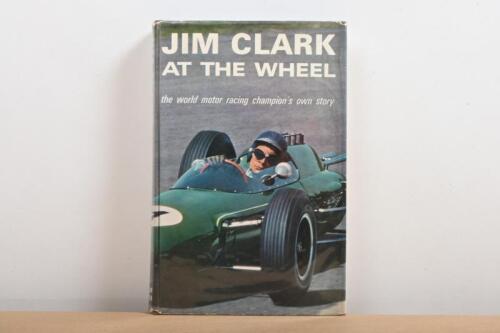 CLARK: 'JIM CLARK AT THE WHEEL - the world motor racing champion's own story' autobiography. Jim Clark signature
