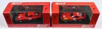 ALFA ROMEO: Two 1:43 scale MODEL BEST Alfa Romeo models. 1963 TZ1 (9067) and 1964 TZ2 (9104)