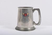 LIGHT CAR CLUB: A pewter cup inscribed with 'LAKELAND HILLCLIMB No26 - 21.6.1970, Sports Cars 1101 - 1500cc' as presented to DENNIS IRVING with a time of 59.55 secs by The Light Car Club Of Australia