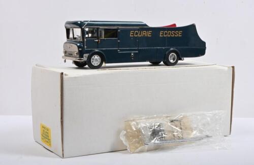 ECURIE ECOSSE: A 1:43 scale SPEC 02 Ecurie Ecosse Commer race car transporter by Scale Model Technical Services