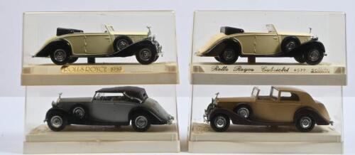 ROLLS-ROYCE: A group of 1:43 scale solido (Age d'or) Rolls-Royce models. Rolls-Royce Coupe (4071) & Rolls-Royce Cabriolet (4077) models