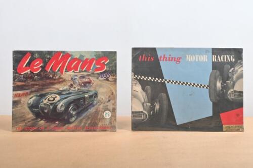 MOTOR RACING: Two 1950's softcover publications. 'LE MANS 1953 - The Story of a Great British Achievement' by D.J. Scannell & 'this thing MOTOR RACING' photographic publication by AUTO COURSE