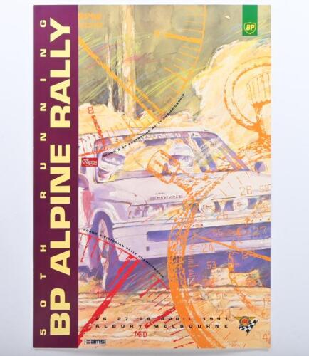 ALPINE RALLY: A 1991 B.P 50TH RUNNING ALPINE RALLY poster