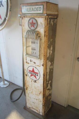 CALTEX: A Gilbarco CM petrol pump, 192cm high