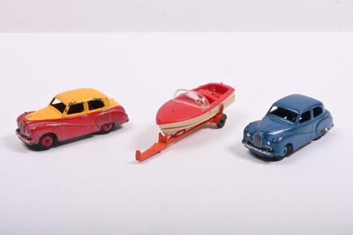 DINKY TOYS: A collection of 1950's Dinky Toys. Dinky No.161 Austin Somerset Saloon & harder to find Dinky No.40J Austin Somerset