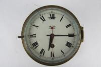 SMITHS: An original Smiths Astral maritime brass ships clock