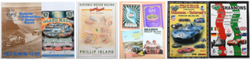 PHILLIP ISLAND: A collection of Official Programmes and Phillip Island posters. 'Historic Celebrations & Motor Races', March 11-12 1978 promotional poster & 'The Castrol Classic, PHILLIP ISLAND, 10th - 11th March 1990' Souvenir Programme