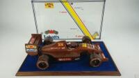 NIGEL MANSELL: A hand carved Blackwood timber model of the 1992 F1 Williams FW14&Acirc; signed by Mansell - 3