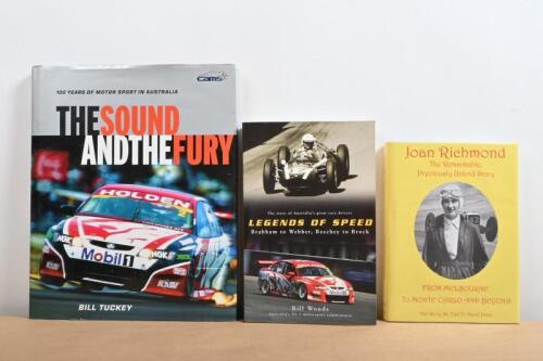 AUSTRALIAN RACING: Three books related to Australian racing. 'THE SOUND AND THE FURY' by Bill Tuckey