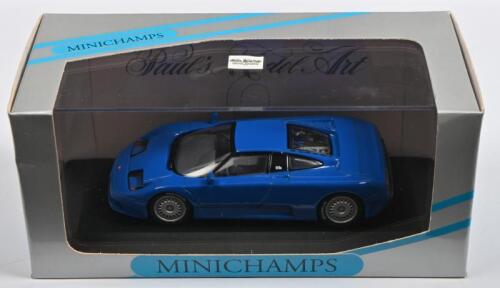 BUGATTI: A MINICHAMPS/Paul's Model Art 1:43 scale Bugatti EB 110
