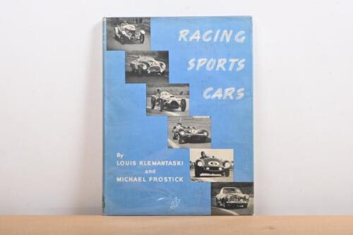 SPORTS CARS: A first edition issue of 'Racing Sports Cars' hardbound book by Louis Klemantaski and Michael Frostick