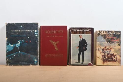 ROLLS-ROYCE: Four hardbound books detailing Rolls-Royce. 'The Rolls-Royce Motor Car' by Anthony Bird and Ian Hallows