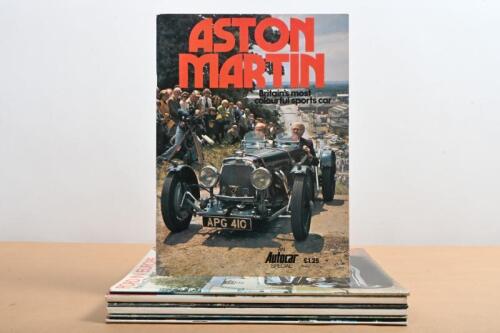 AUTOCAR: A group of 1970's booklets by AUTOCAR' detailing various British marques and Le Mans racing. Aston Martin, Bentley, Jaguar, Triumph, Morgan booklets