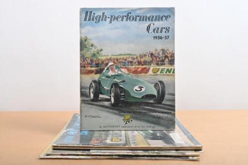 HIGH PERFORMANCE CARS: A group of consecutive issues of the magazine 'High-performance Cars'. Years 1956-57 to 1963-1964