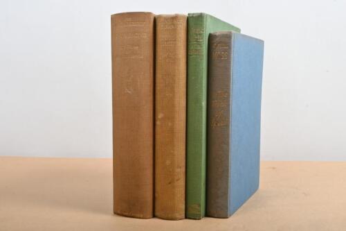 MOTOR RACING: A collection of period hardcover books detailing motor racing. First Edition 'In The Track of Speed' by Stirling Moss, upper endpage inscribed with name 'Joan Richmond' in blue ink