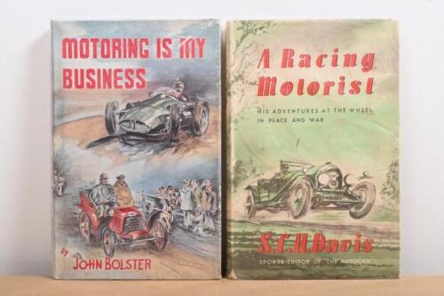 MOTORING: Two hardcover books detailing various aspects of motoring. 'A Racing Motorist' by S.C.H. Davis