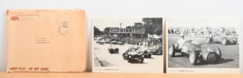 AUTOMOTIVE PRESS: Three items produced by Automotive Press. Black and white pictures from 'MOTOR SPORT "ALBUM" Series No.1 depicting the Le Mans Type start at the 1955 Moomba T.T.at Albert Park & 'MOTOR SPORT "ALBUM" Series No.2 depicting the Sir Jack Bra