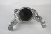 MICHELIN: A polished aluminium seated Bibendum - 4