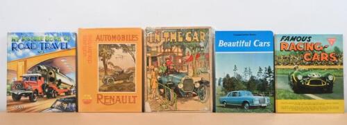 MOTORING/MOTOR RACING: A myriad of predominantly children's publications dealing with various aspects of motoring and motor racing. 1960's edition of 'FAMOUS RACING-CARS'