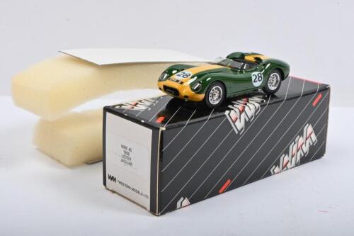WESTERN MODELS: A Western Models 1:43 scale WRK45 1958 Lister Jaguar