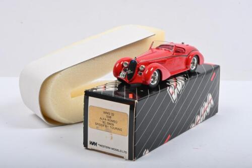 ALFA ROMEO: A Western Models 1:43 scale 1938 Alfa Romeo 8C 2900B Spider Touring (WMS 33)