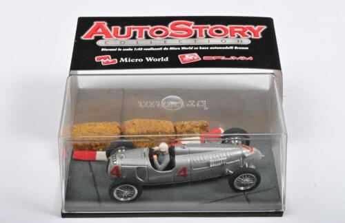 AUTO UNION: A Limited Edition BRUMM (AUTO STORY COLLECTION) 1:43 scale Auto Union as raced by 1936 World Champion B.Rosemeyer. Numbered 353/1500
