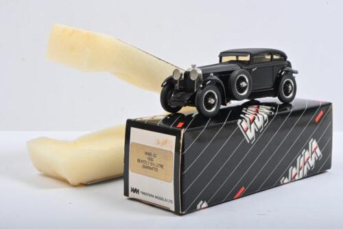BENTLEY: A Western Models 1930 Bentley 6.5 Litre (BARNATO) in black (WMS 32)