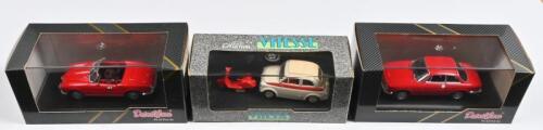 ITALIAN CARS: Three 1:43 scale model car with an Italian theme. Alfa Romeo models by Details Cars