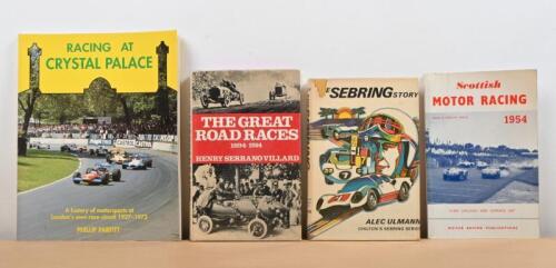 MOTOR RACING: A group of books detailing various types of motor racing. 'RACING AT CRYSTAL PALACE - A history of motorsports 1927-1972' by Phillip Parfitt