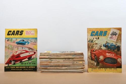 CARS: A quantity of the magazine 'CARS'. Year range of 1954 - 1957