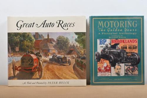 MOTORING: Two hardcover books detailing motor racing and motoring.