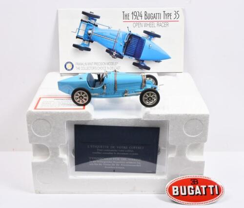 BUGATTI: A 1:24 scale Franklin Mint 1924 Bugatti Type 35