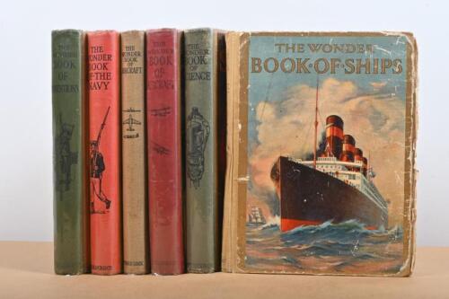 WONDER BOOKS: An assortment of early children's Wonder Books covering topics such as aircraft, the navy, science, ships