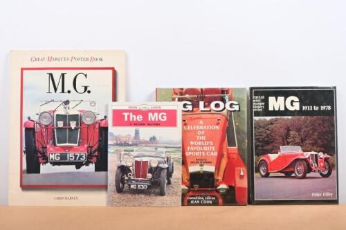 M.G: A group of literature related to MG. 'MG 1911 to 1978' by Peter Filby