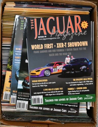 JAGUAR: A large quantity of the Australian issued magazine 'THE JAGUAR Magazine'. Consecutive issues include No.1 - Edition 102 (2002)
