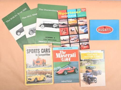 MOTORING/MOTOR SPORTS: A collection of softcover motoring and motor sport booklets. PROFILE PUBLICATIONS & 'Sportscar SPECIALS' by Bob Rolofson
