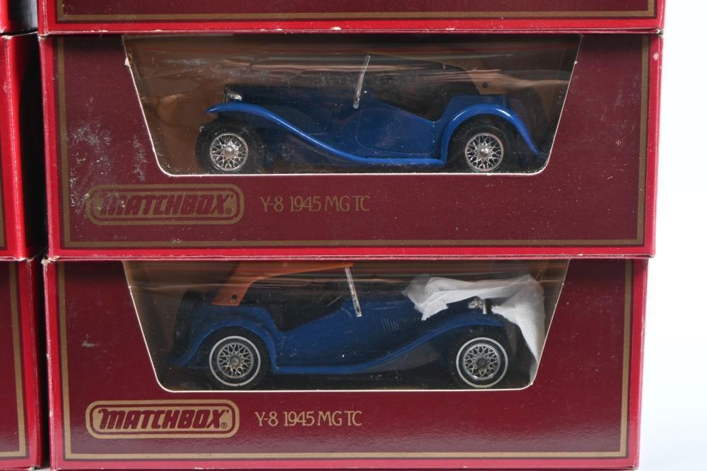 MATCHBOX: A collection of Matchbox Model of Yesteryear Y-8 1945 MG-TC ...